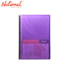 SEAGULL CLEARBOOK REFILLABLE 8827  LONG 20SHEETS 27HOLES...