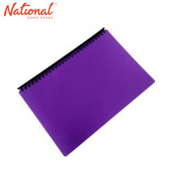 SEAGULL CLEARBOOK REFILLABLE 9427  LONG 20SHEETS 27HOLES DIAGONAL LINES DESIGN, VIOLET