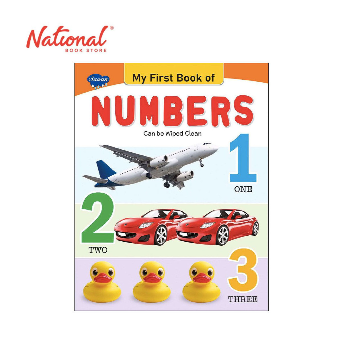 Can Be Wiped Clean: My First Book Of Numbers - Trade Paperback - Books for Kids