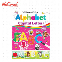 Write And Wipe: Alphabet Capital Letters - Trade Paperback - Books for Kids