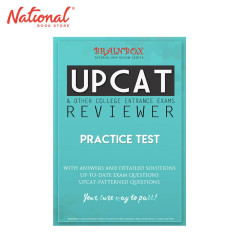 Brainbox UPCAT Practice Test - Trade Paperback - Exam Reviewers