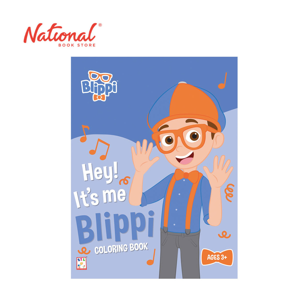 Blippi: Hey Its Me Blippi Coloring Book - Trade Paperback - Activity Books for Kids