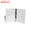 SEAGULL RING BINDER 3R CM355  LONG 1IN DTYPE PVC COVER, WHITE