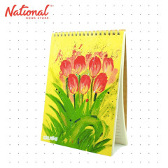 Carlos & Friends Notebook 8.5x6 inches Tulips 50's 80gsm Lined Top Loop - School & Office Supplies