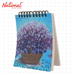 Carlos & Friends Notebook 8.5x6 inches Bloom 50's 80gsm Dotted Top Loop - School & Office Supplies