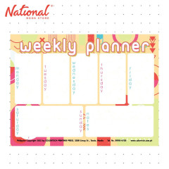 Weekly Planner Undated Fun 54's 8x6 inches - Office & School Supplies