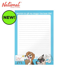 Notepad 5x7 inches Jumbo Relatable 50 Leaves Office Dogs...