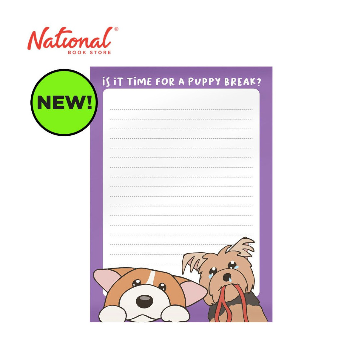 Notepad 5x7 inches Jumbo Relatable 50 Leaves Kdrama Dogs - Office & School Supplies