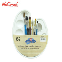 Brush Set H5136 with Palette - Arts & Crafts Supplies