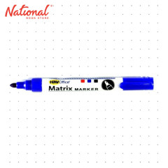 HBW Matrix Permanent Marker Bullet Blue RF-201 - School & Office Supplies