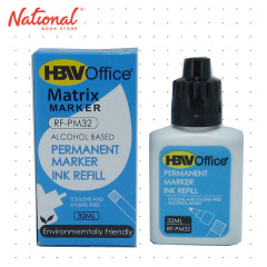 HBW Permanent Marker Ink Refill 32ml Black RF-PM32 - School & Office Supplies