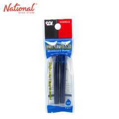 HBW SDI Free Flow Whiteboard Marker Ink Cartridge 2s Blue S530R2-B - School & Office Supplies