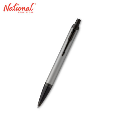 Parker IM Fine Ballpoint Pen Medium Matte Metallic Grey/Blue Ink 04023379 - Fine Writing