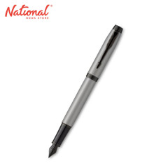 Parker IM Fountain Pen Fine Matte Metallic Grey 04023396...