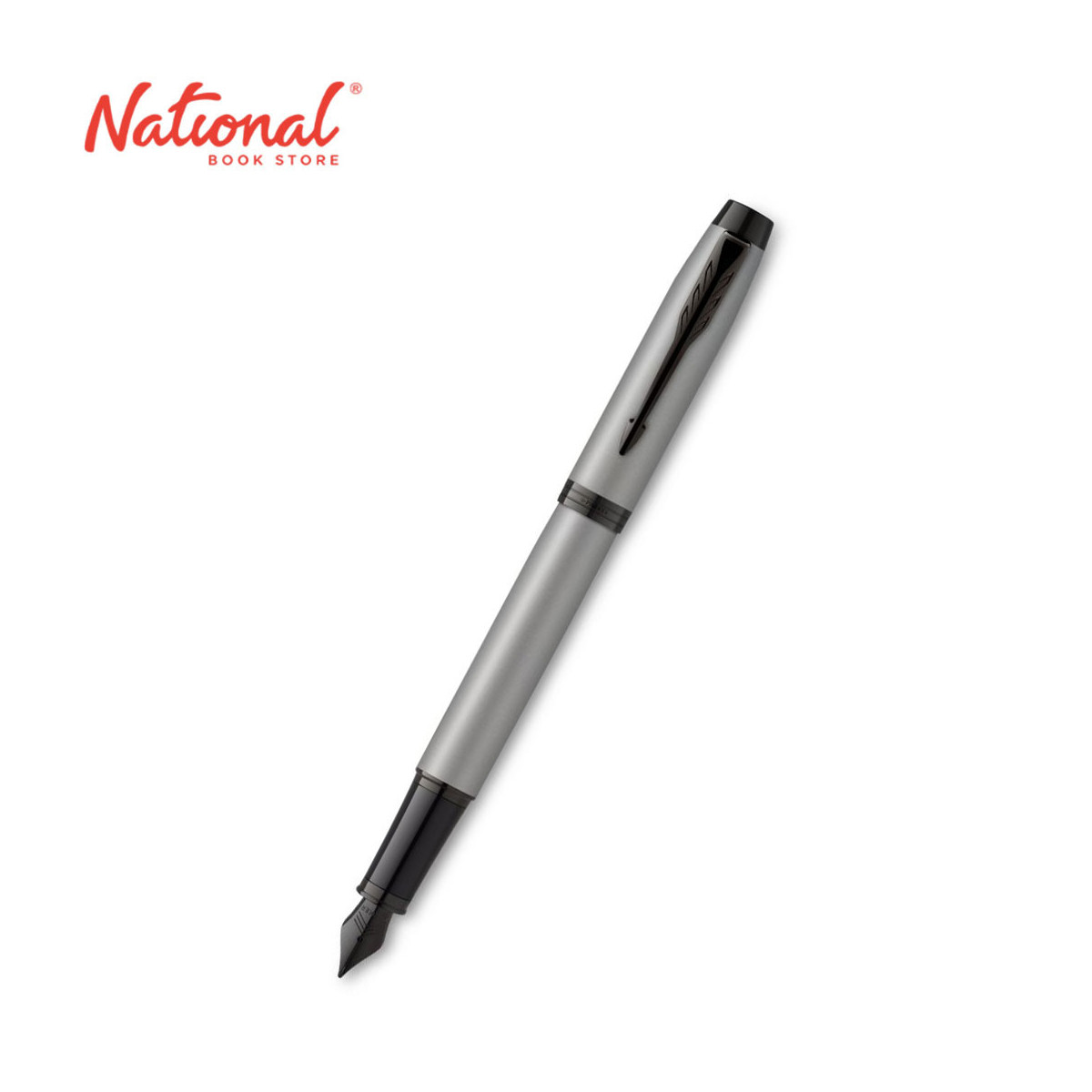 Parker IM Fountain Pen Fine Matte Metallic Grey 04023396 - Fine Writing