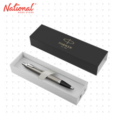 Parker IM Essential Fine Ballpoint Pen Medium Stainless Steel CT/Black Ink 04023444 - Fine Writing
