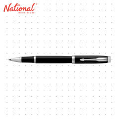 Parker IM Essential Fine Roller Ball Pen Medium Matte Black CT/Black Ink 04023453 - Fine Writing