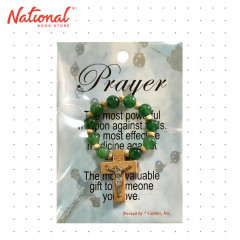 Rosary Green Bead Decade Ring 7C18-0028 - Gift Items