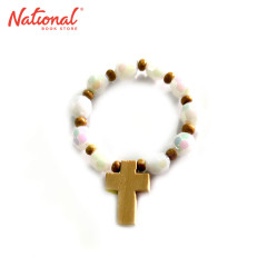 Rosary Opaque White Decade Ring 7C18-0058 - Gift Items
