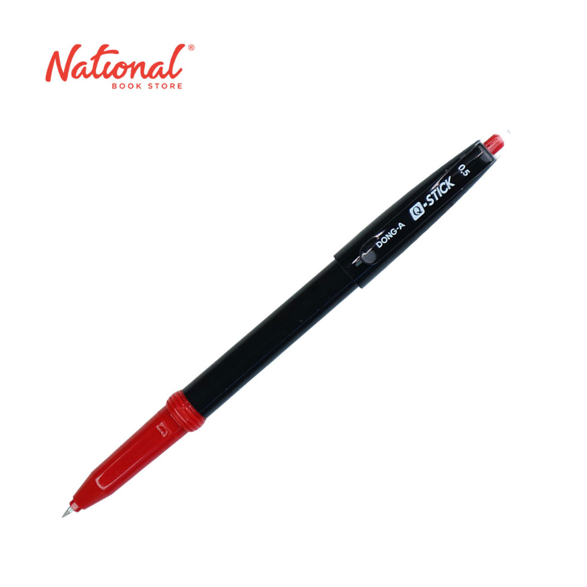 Dong-A Q-Stick Gel Pen 0.5mm Red 11217013 - School & Office Supplies