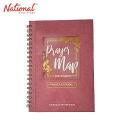 In His Love Prayer Map: A Prayer Journal Pink 17.6x25 cm 160 pages - Notebooks & Papers