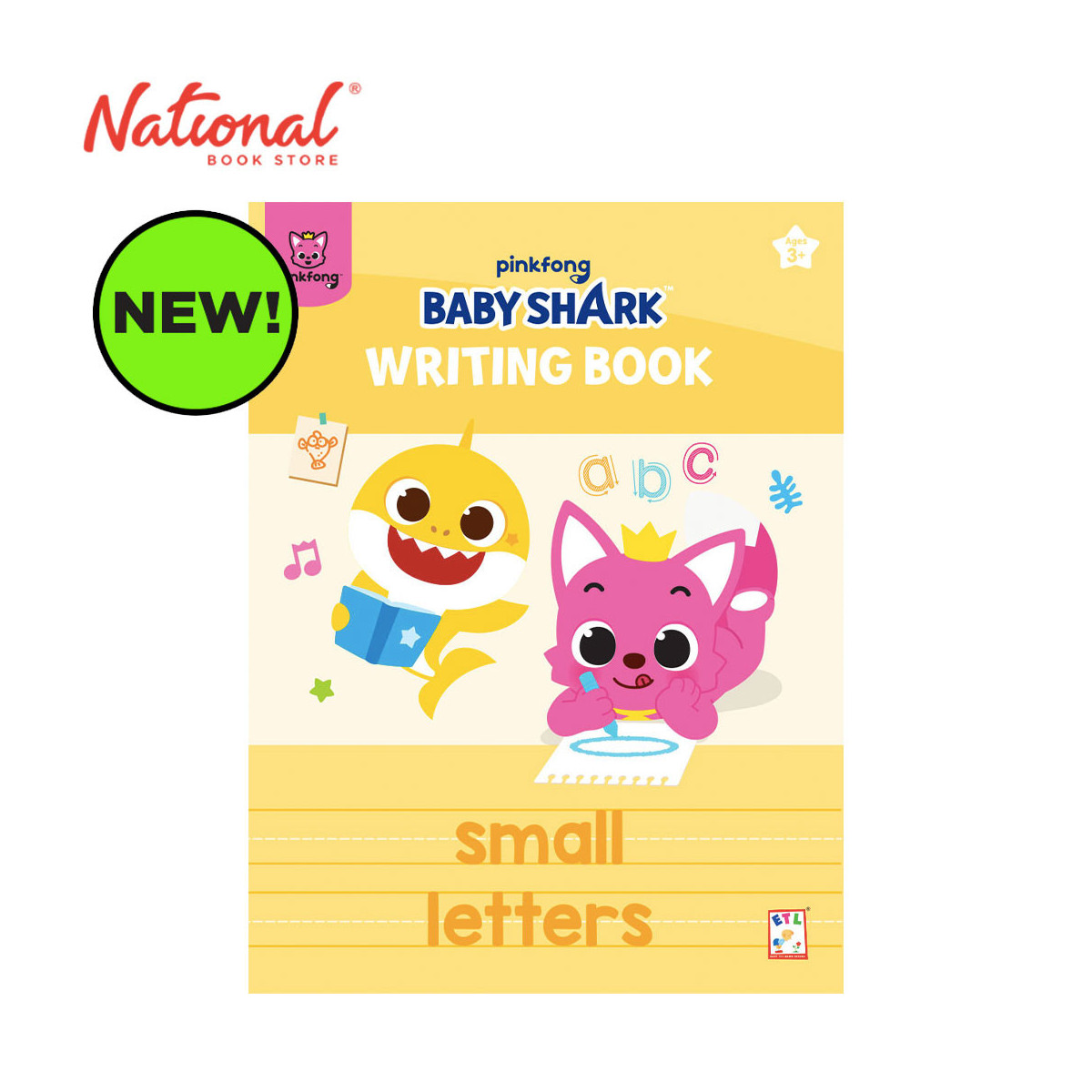 Pinkfong Baby Shark Writing Small Letters - Trade Paperback - Books for Kids