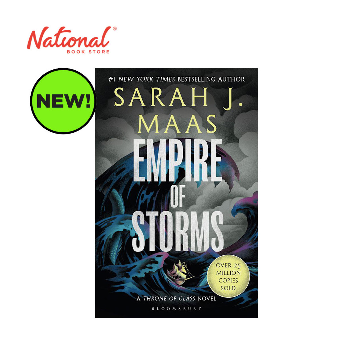 Throne of Glass 5: Empire Of Storms by Sarah J. Maas - Trade Paperback - Sci-Fi - Fantasy - Horror