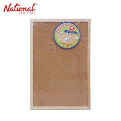 CORKBOARD 12X18IN WITH WALL FRAME BACK TO BACK