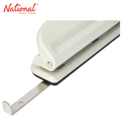 Deli Puncher 4Hole Adjustable White 80mm 121 - School & Office Supplies