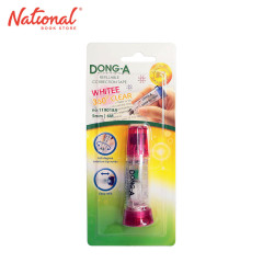 Dong-A Refillable Correction Tape whitee 360 Clear Red 5mmx6m 119018A - School & Office Supplies