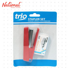 KW-Trio Stapler Set No.10 with Staple Wire Red 4029 - School & Office Supplies