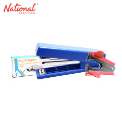 Kw-Trio Stapler Set No.10 with Remover and Staple Wire Blue 4028 - School & Office Supplies