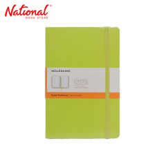 Moleskine Classic Notebook Ruled Hardcover Large 120 Leaves Lemon Green - School Supplies