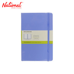 Moleskine Classic Notebook Plain Hardcover Large 120 Leaves Hydrangea Blue - School Supplies