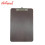 Clipboard Long Leatherette Wire Clip Brown - School & Office Supplies