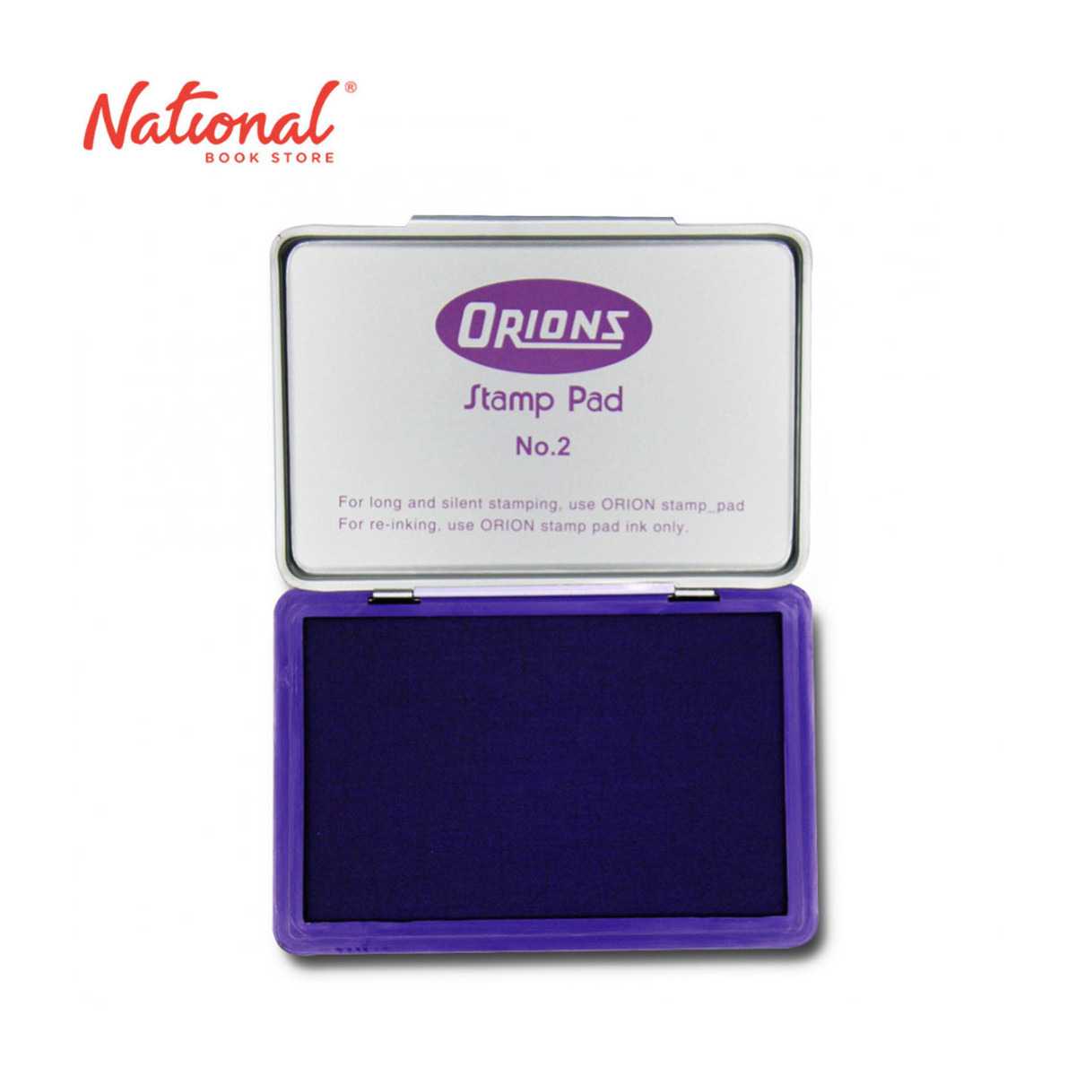Orions Stamp Pad No.2 Violet - School & Office Supplies