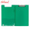 Seagull Clipboard 5011 Long with Cover Wire Clip PVC Material Vertical with Pen Holder Green