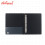 Seagull Ring Binder 3 Ring CVP5 A4 0.5 Inch D Type PVC Cover with Front & Back Outer Pockets Black