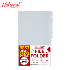 Valiant Folder White Long 22 pieces - School & Office -...