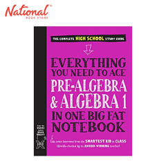 Everything You Need To Ace Pre-Algebra & Algebra 1 In One...