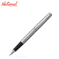 Parker Jotter Fountain Pen Fine Nib Stainless Steel/Chrome Trim 04023359 - Premium Pens