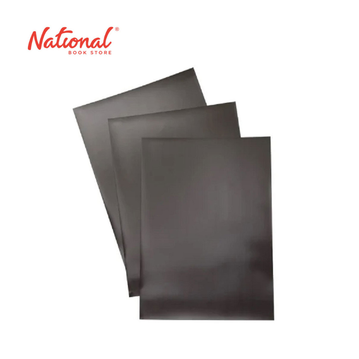 MAGNET SHEET ADHESIVE A4 5MM 3 PIECES BLACK - SCHOOL & OFFICE
