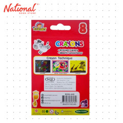 Kid Art Crayon 8 Colors ROO8-KAR - School Supplies - Arts & Crafts Supplies