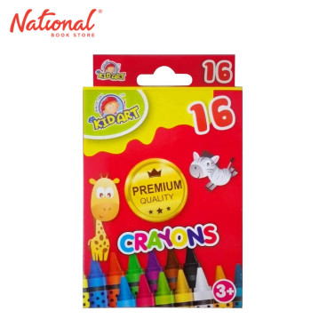 Kid Art Crayon 16 Colors R016-KAR - School Supplies - Arts & Crafts Supplies
