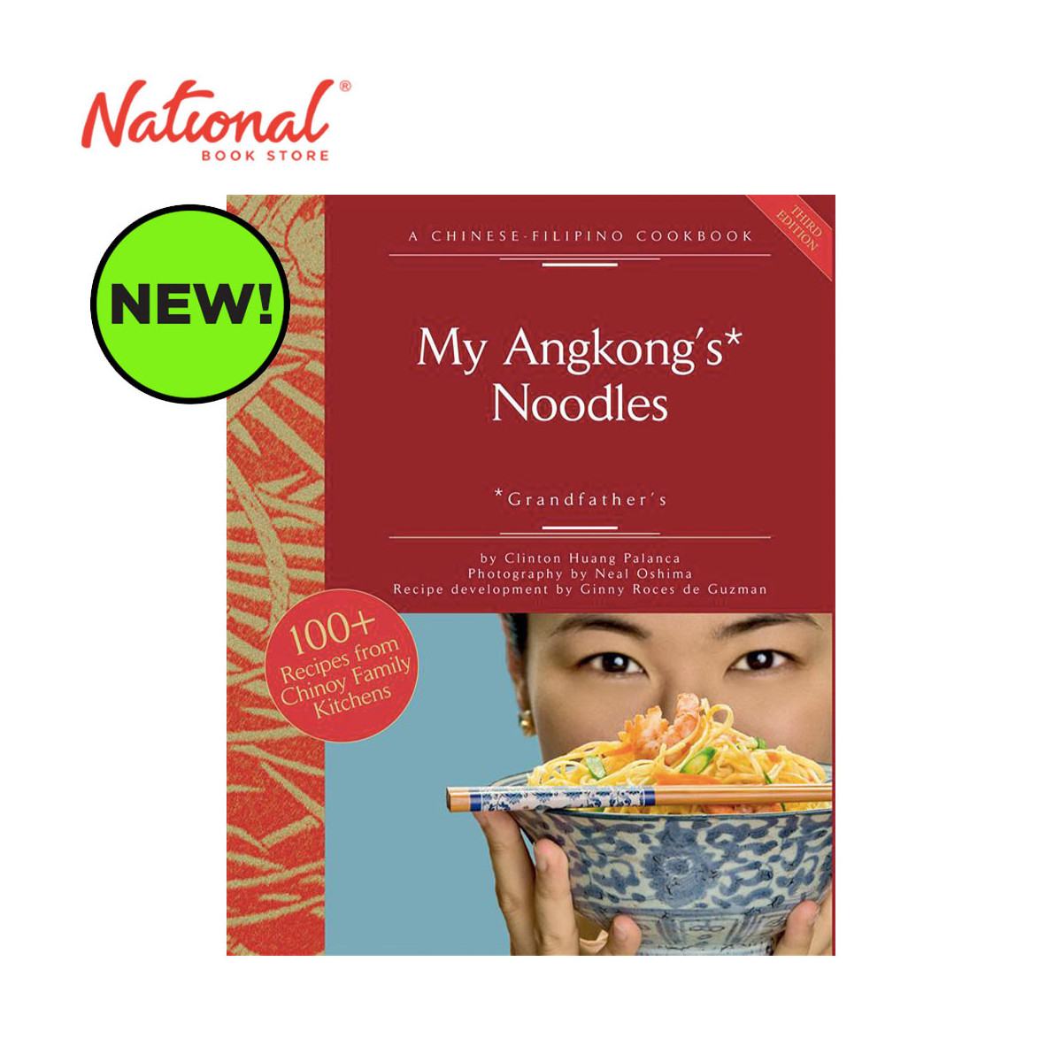 My Angkong's Noodles by Clinton Palanca -Trade Paperback - Cookbooks