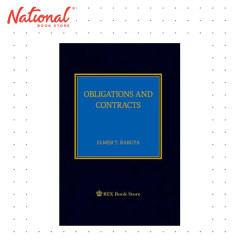 Obligations and Contracts by Elmer Rabuya - Hardcover - Law Books