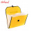 Seagull Expanding File with Handle B4301 Long 12 pockets Push Lock with Tab Black Lining, Yellow