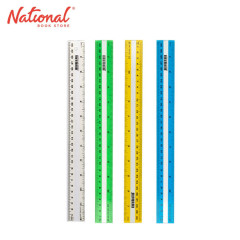 Plastic Ruler 12 inches 1209 (Color May Vary) - School...