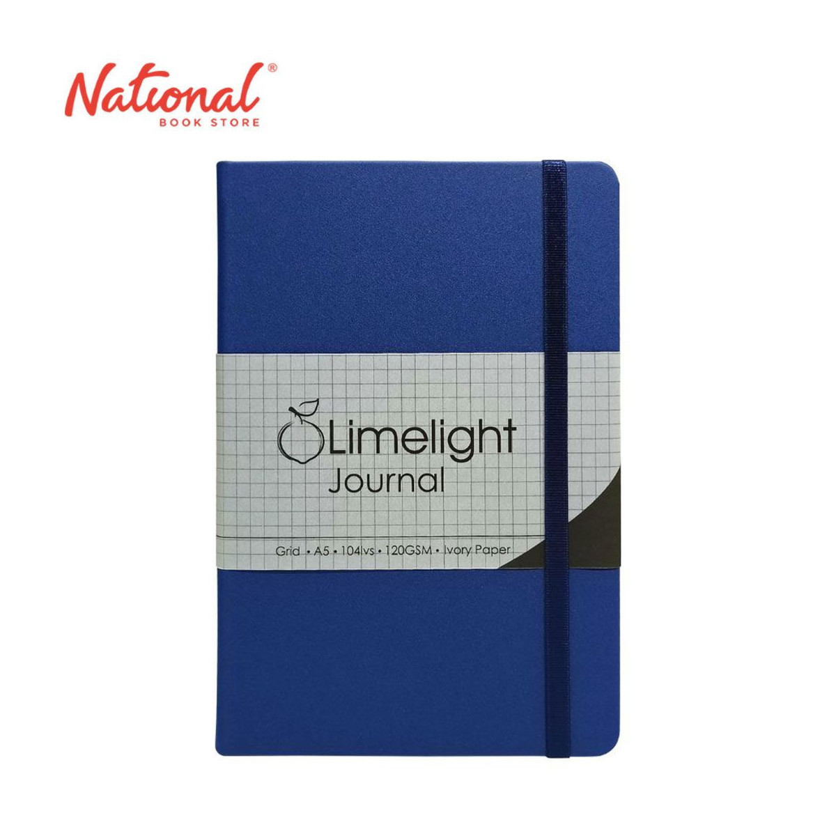 Limelight Journal Notebook 4022343 GT Hardbound Metallic Blue Grid - Journals - Notebooks