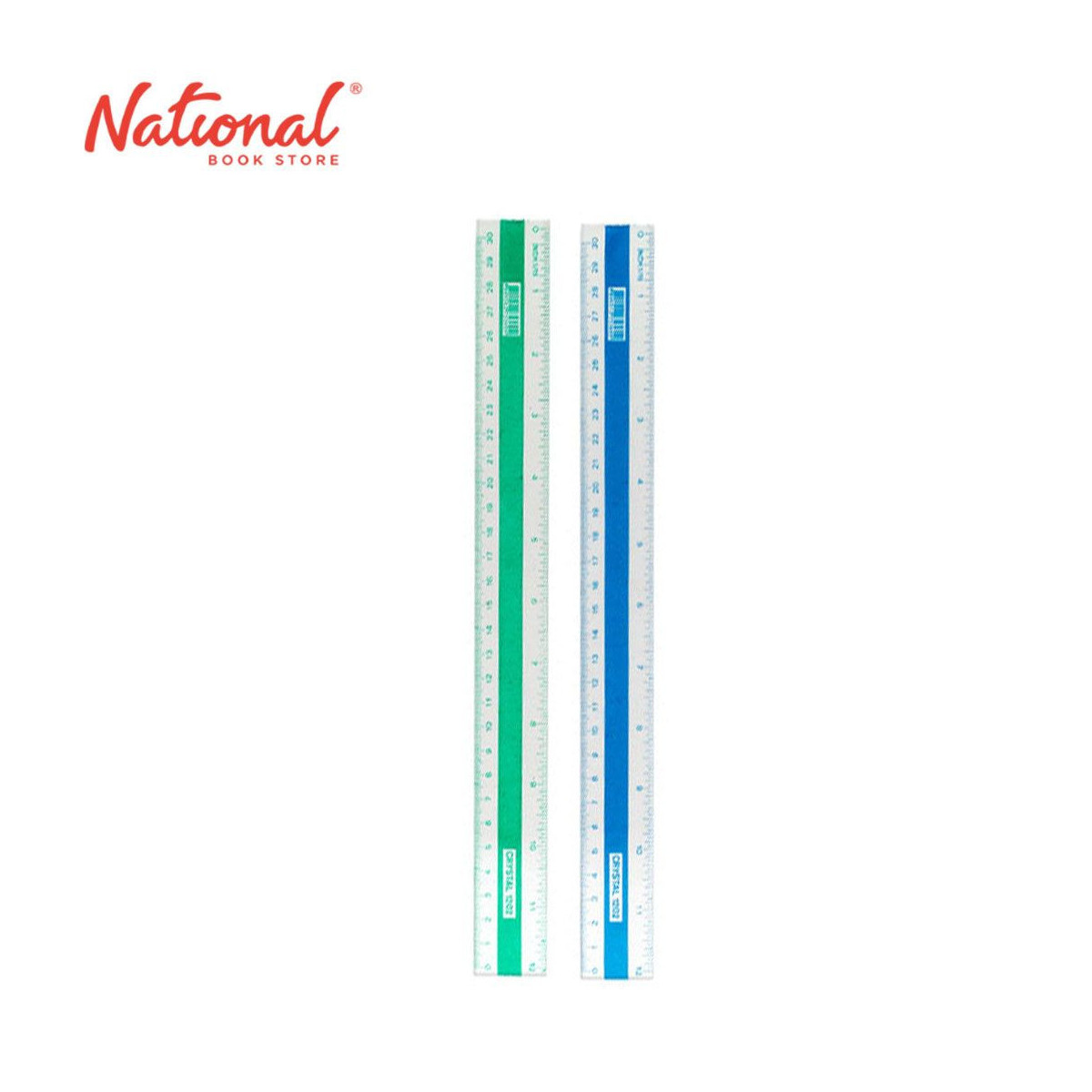 Plastic Ruler 12 inches 1202 1203 (color may vary) - School Supplies